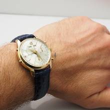 Thumbnail von Sinn Triple Date Chronograph Vintage 1960 Gold 14k/585 by Gallet RARE </h1>