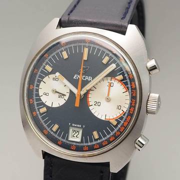  Enicar Big Eye F45 Chronograph top condition </h1> 