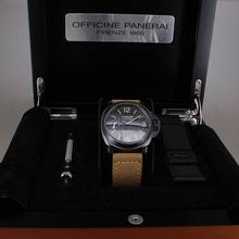 Thumbnail von Panerai Luminor Marina PAM00004 Ø 44 mm PVD Tritium Full Set Top Zustand </h1>