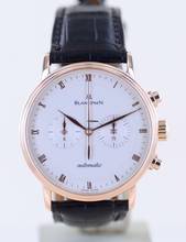 Thumbnail von Blancpain Villeret 18K Roségold Chronograph 40mm white dial Automatic Dresswatch rar </h1>