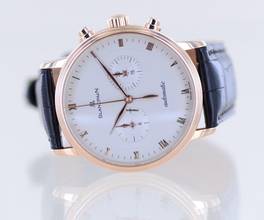 Thumbnail von Blancpain Villeret 18K Roségold Chronograph 40mm white dial Automatic Dresswatch rar </h1>