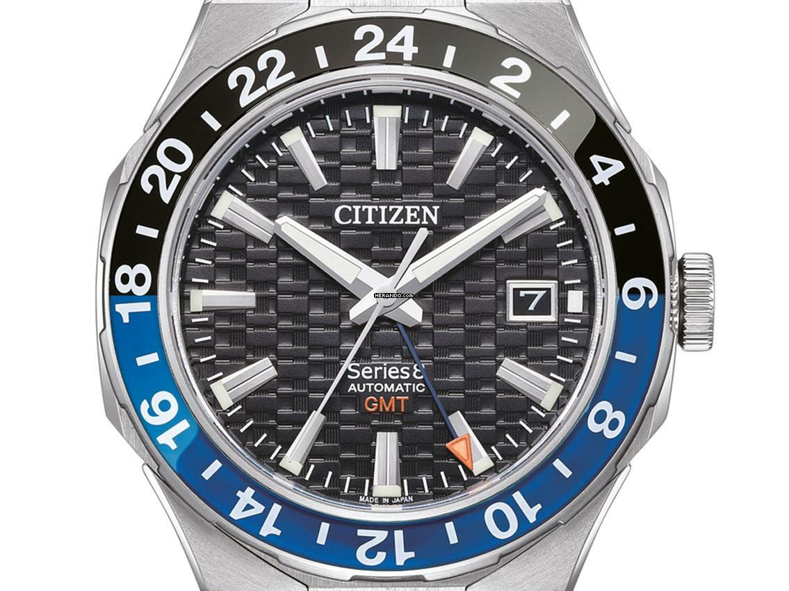  Citizen Mechanical Series 8 GMT Ref.NB6031-56E Full Set Neu 