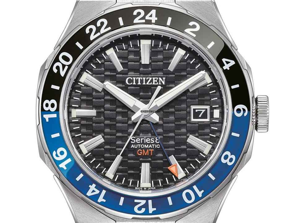  Citizen Mechanical Series 8 GMT Ref.NB6031-56E Full Set Neu 