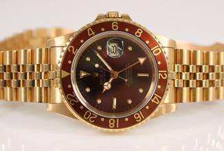 Thumbnail von Rolex GMT-Master 18k Tigerauge ref. 16758 BJ: 1984 - unpolierter Neuzustand