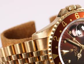 Thumbnail von Rolex GMT-Master 18k Tigerauge ref. 16758 BJ: 1984 - unpolierter Neuzustand