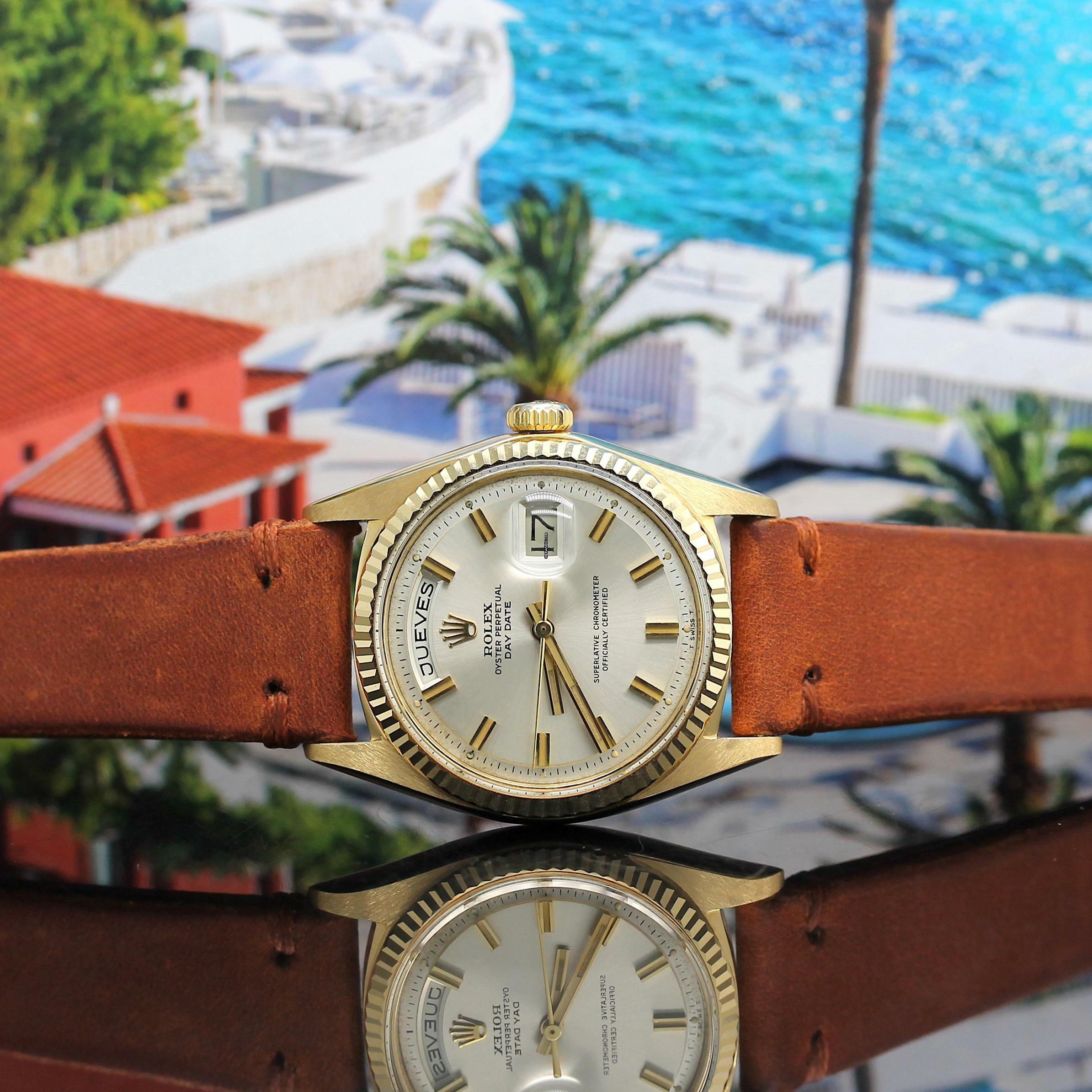 Rolex Day-Date 36 Date 18KT Gold Ref: 1803 - Rolex Box von 1969 </h1>