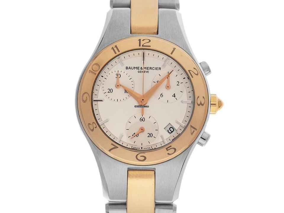  Baume & Mercier Linea Date Chronograph Ref.M0A10016 2024 Full Set Ungetragen 