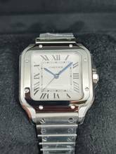 Thumbnail von Cartier Santos WSSA0029 - Medium - Silver Dial Unworn/New Condition - Full Set 2/2026