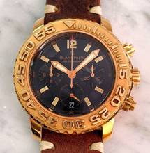 Thumbnail von Blancpain Air Command Chronograph Rose Gold ref 2285 Automatic FULL SET - LIMITED Edition 2285