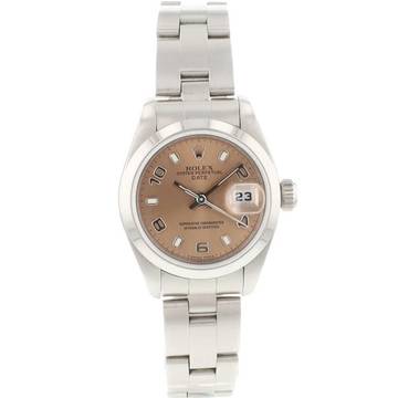  Rolex Oyster Perpetual Lady Date 26 Steel Oyster Pink Dial </h1> 