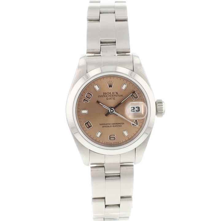  Rolex Oyster Perpetual Lady Date 26 Steel Oyster Pink Dial </h1> 