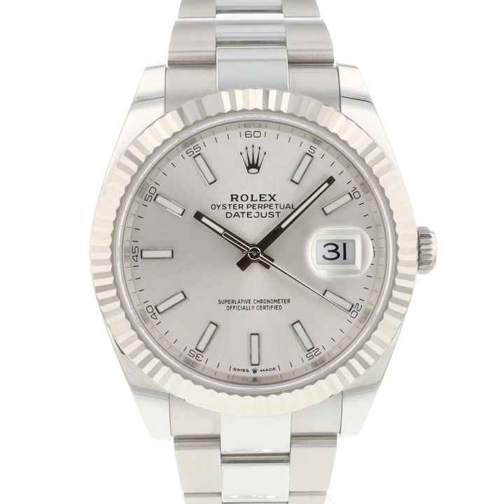  Rolex Datejust 41 Fluted Silver Dial 126334 </h1> 