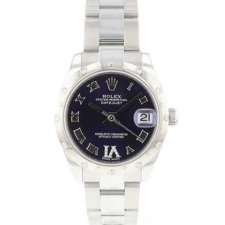  Rolex Datejust 31 Oyster Purple Dial Diamonds </h1> 