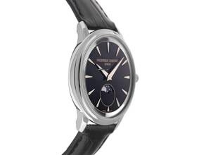 Thumbnail von Frederique Constant Classics Mondphase Stahl Quarz Armband Krokoleder 37mm Ref.FC-206B3S6 Full Set Neu