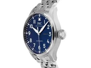 Thumbnail von IWC Große Fliegeruhr Big Pilot´s Watch Stahl Automatik Armband Stahl 43mm Ref.IW329304 Bj.2024 Box&Pap. Full Set Ungetragen