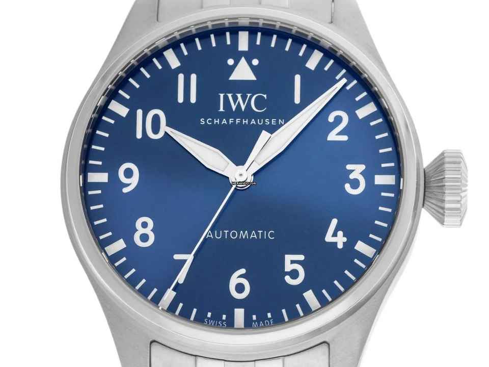  IWC Große Fliegeruhr Big Pilot´s Watch Stahl Automatik Armband Stahl 43mm Ref.IW329304 Bj.2024 Box&Pap. Full Set Ungetragen 