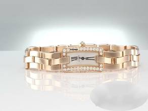 Thumbnail von Cartier Ballerine Rosegold 750 Diamanten Brillanten Damen 18kt Rose Gold </h1>