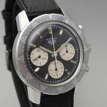 Thumbnail von Heuer Autavia 2446C Chronograph Vintage Panda Valjoux 72 top