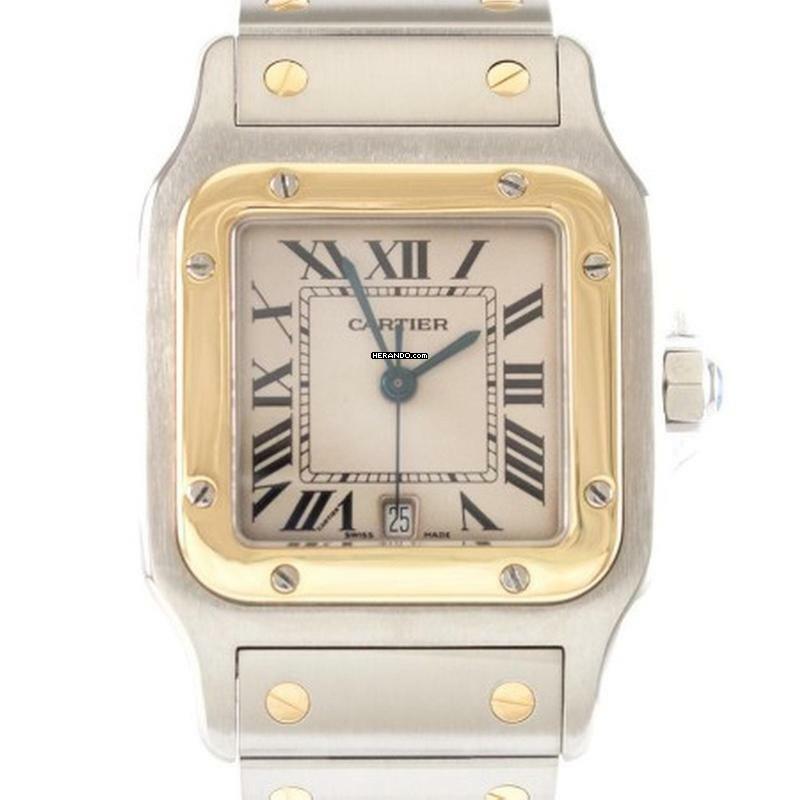 Cartier Santos Galbée Unisex Quarz Ref. 1566 Revision </h1>