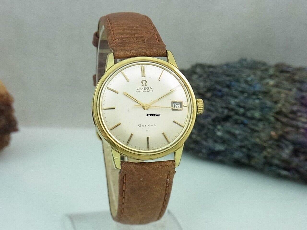 Omega Seamaster Geneve Seamaster Automatic Vintage Herrenuhr Vergoldet Ø 34 Mm Cal. 565 </h1>