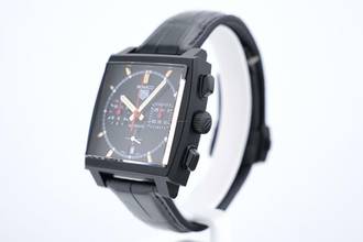 Thumbnail von TAG Heuer Monaco Calibre Heuer 02 Titanium DLC Black Dial - With Box And Papers - 24 Months Warranty CBL2180.FC6497 2022