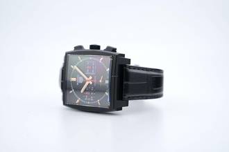 Thumbnail von TAG Heuer Monaco Calibre Heuer 02 Titanium DLC Black Dial - With Box And Papers - 24 Months Warranty CBL2180.FC6497 2022