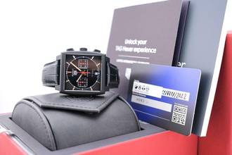 Thumbnail von TAG Heuer Monaco Calibre Heuer 02 Titanium DLC Black Dial - With Box And Papers - 24 Months Warranty CBL2180.FC6497 2022