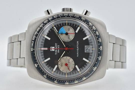  Tissot Navigator Chronograph 40532 Vintage Mint  