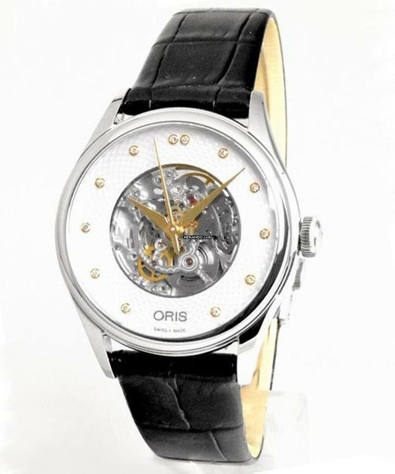  Oris Artelier Skeleton Diamonds 