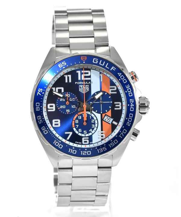  TAG Heuer Formula 1 Quarz 43mm Chronograph Gulf Special Edition Ref. CAZ101AT.BA0842 