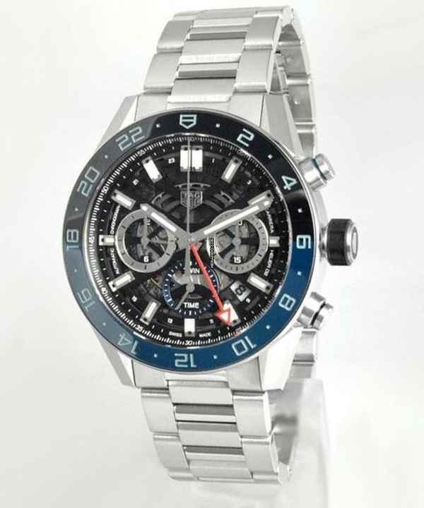  TAG Heuer Carrera Calibre HEUER 02 GMT Chronograph Ref. CBG2A1Z.BA0658  