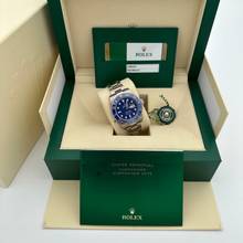 Thumbnail von Rolex Submariner Date 116619LB 2019 Eu unworn NOS smurf ungetragen discontinued blau </h1>