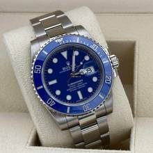 Thumbnail von Rolex Submariner Date 116619LB 2019 Eu unworn NOS smurf ungetragen discontinued blau </h1>