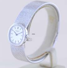 Thumbnail von Patek Philippe Lady 18K whitegold guilloche Dial Case Dresswatch Milanaise super rar </h1>