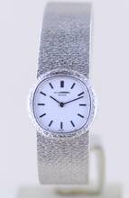 Thumbnail von Patek Philippe Lady 18K whitegold guilloche Dial Case Dresswatch Milanaise super rar </h1>