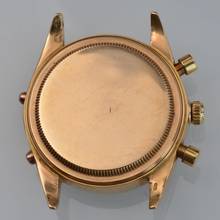 Thumbnail von Rolex Chronograph Dato Compax 4767 Jean-Claude Killy chronograph black dial Pink gold 18KT 1947's </h1>