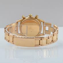 Thumbnail von Rolex Chronograph Dato Compax 4767 Jean-Claude Killy chronograph black dial Pink gold 18KT 1947's </h1>