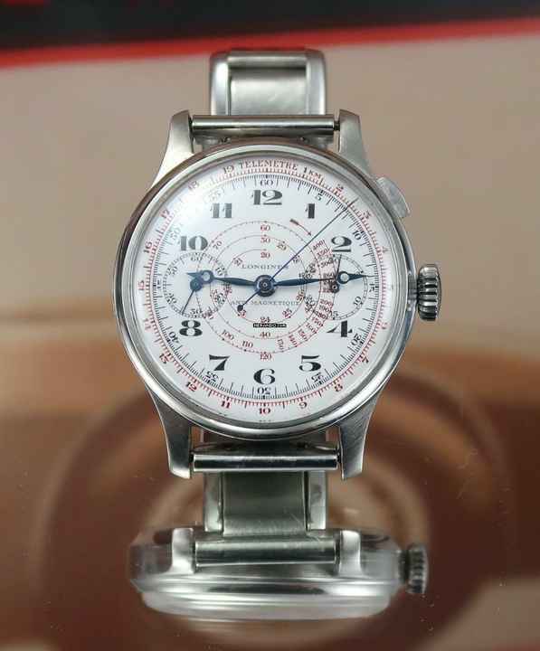  Longines Mega Rare Caliber 15 Oversize steel chrono vintage no 13ZN </h1> 