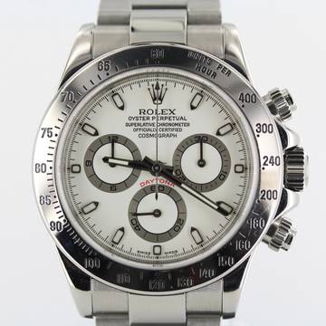  Rolex Daytona 2005//40MM//WHITE DIAL//REF. 116520 # 643 
