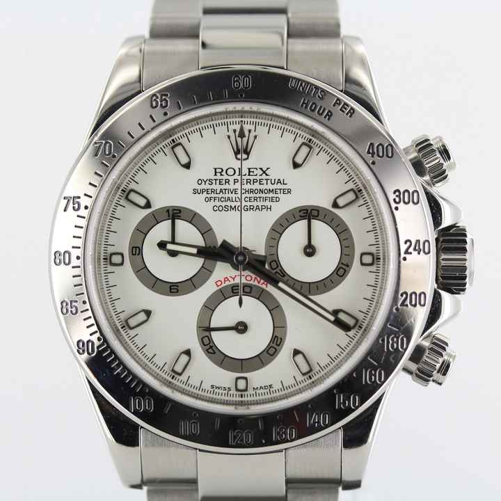  Rolex Daytona 2005//40MM//WHITE DIAL//REF. 116520 # 643 