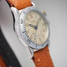 Thumbnail von Longines Weems Vintage Navigation Pilots handwound RARE 1940 </h1>