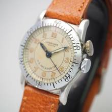 Thumbnail von Longines Weems Vintage Navigation Pilots handwound RARE 1940 </h1>