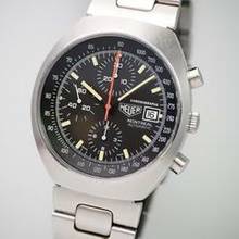 Thumbnail von Heuer Montreal Chronograph Vintage Ref.750-503 RARE Sinn bracelet </h1>