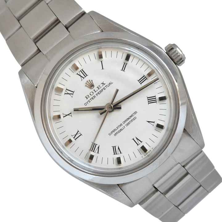  Rolex Oyster Perpetual 34 No date 34MM 1002 white dial automatic 1973’S  
