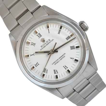  Rolex Oyster Perpetual 34 No date 34MM 1002 white dial automatic 1973’S  