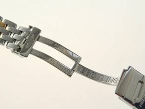 Thumbnail von Breitling Damenuhr 31 mm Stahl Gold mit Pilotband Stahl Gold Modell Sirius im Best Zustand </h1>