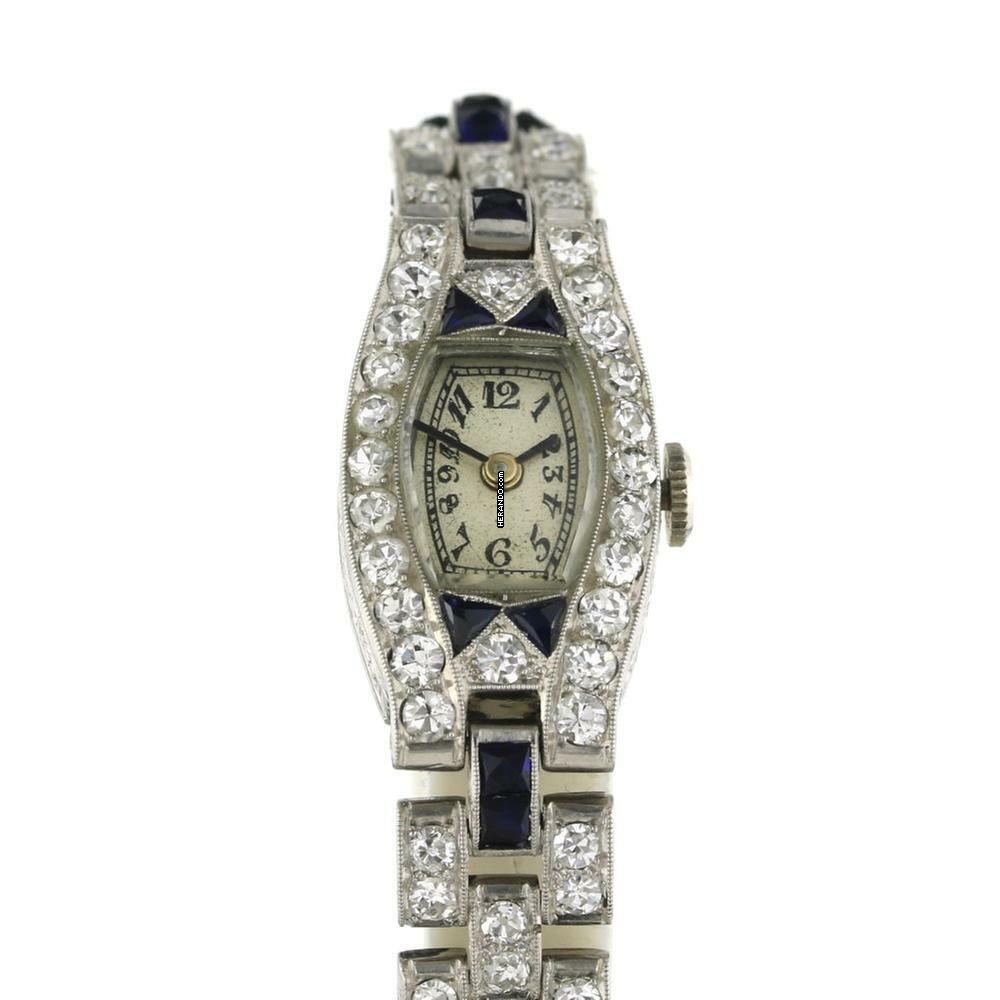  Tiffany Art Deco Diamond Lady Watch Bj.1930er </h1> 