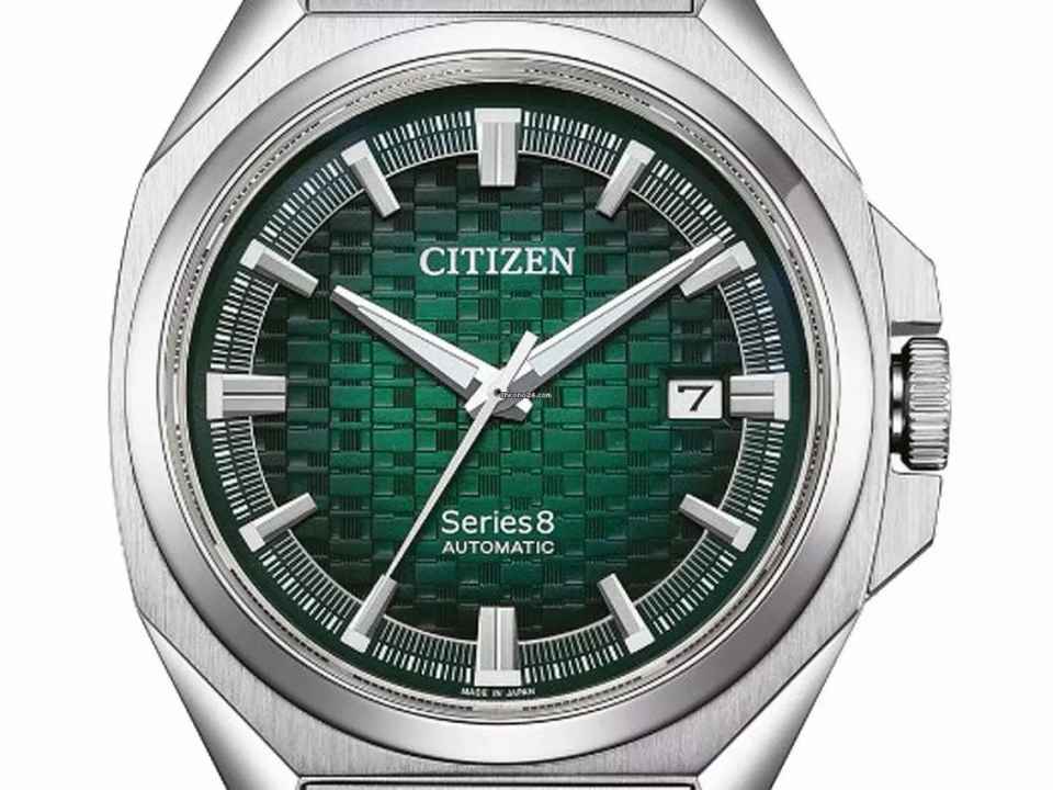  Citizen Mechanical Series 8 Ref.NB6050-51W Full Set Neu 