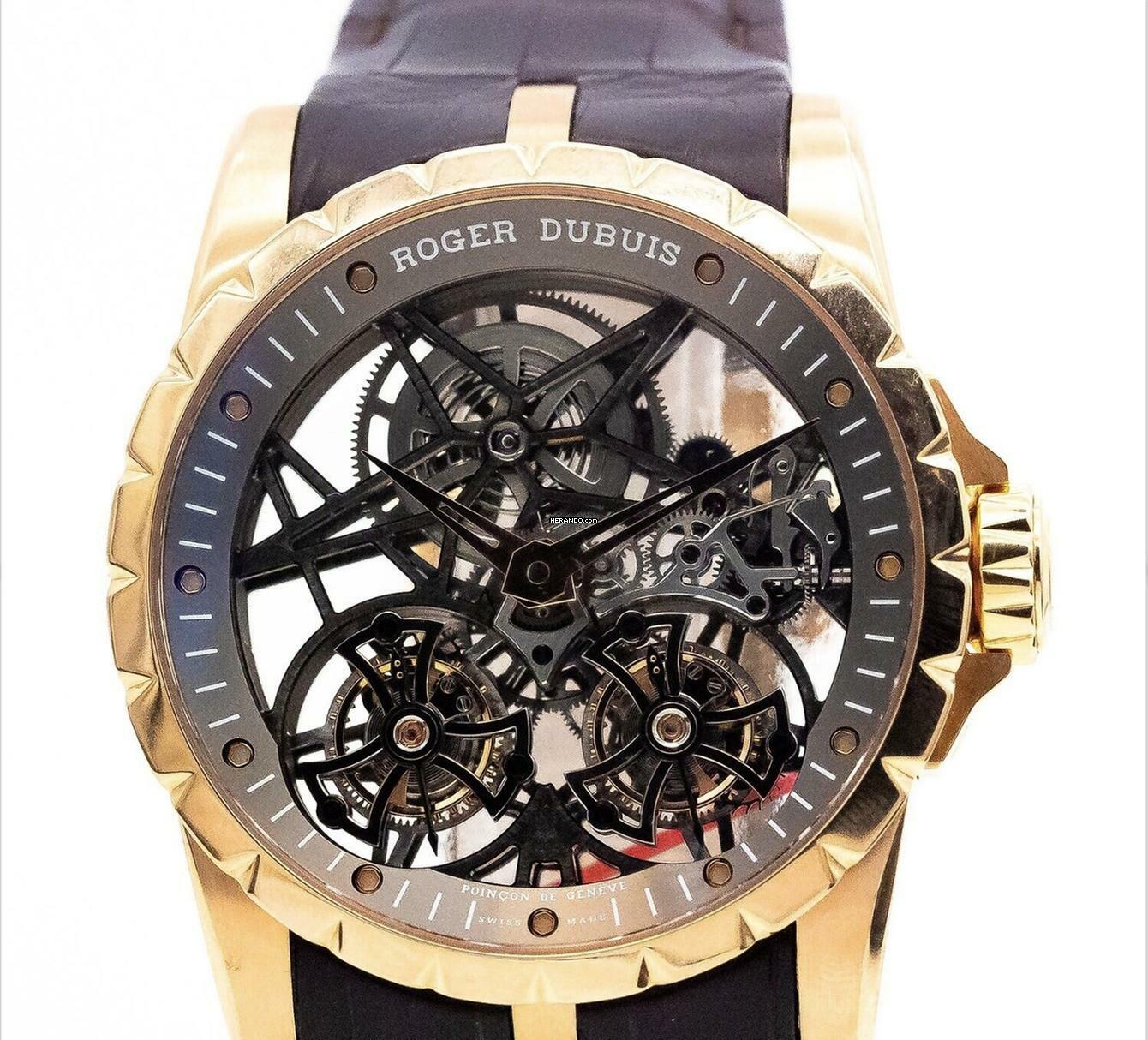  Roger Dubuis Excalibur Skeleton Double Flying Tourbillon </h1> 