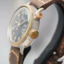 Thumbnail von Hanhart Vintage Monopusher Eindrücker Chronograph WW2 Cal.40/50 </h1>